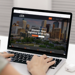 Logistics company website design for LFBI Logistics created by Web Experts Marketing